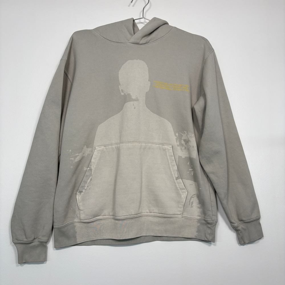 Justin Timberlake Women Hoodie M Gray Forget Tomorrow WorldTour 2024 EITIW Graph
